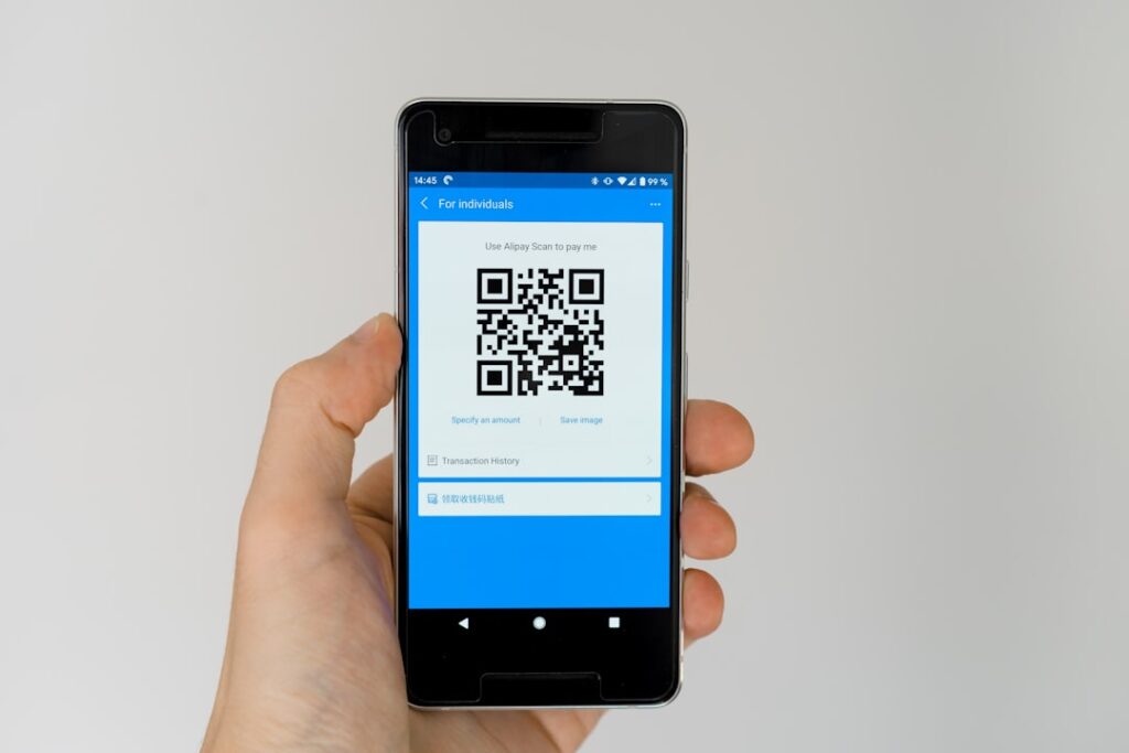 QR code on digital invoice for ZATCA e-invoicing compliance